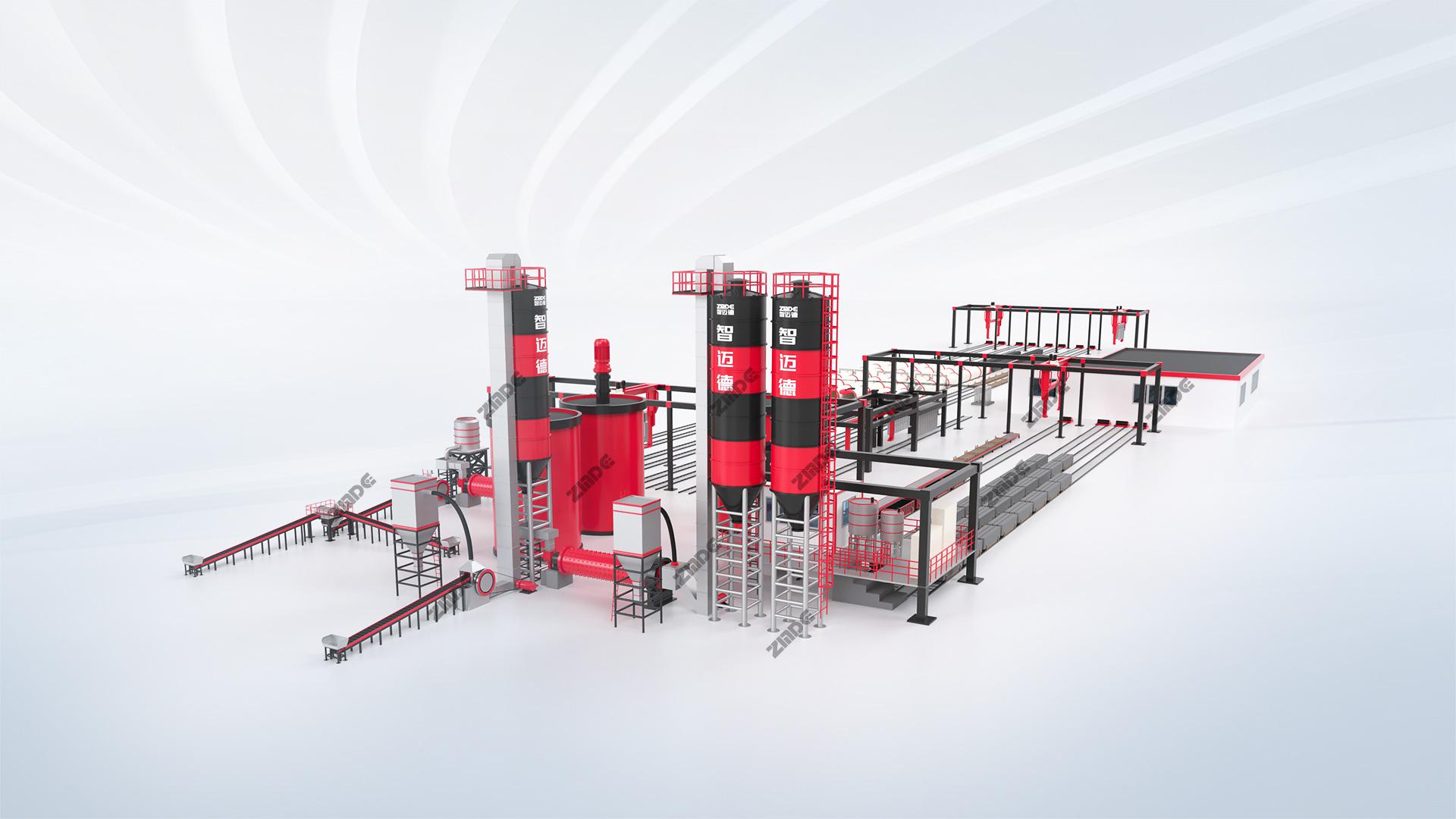 智珠垣澆筑式輕質(zhì)墻體生產(chǎn)線