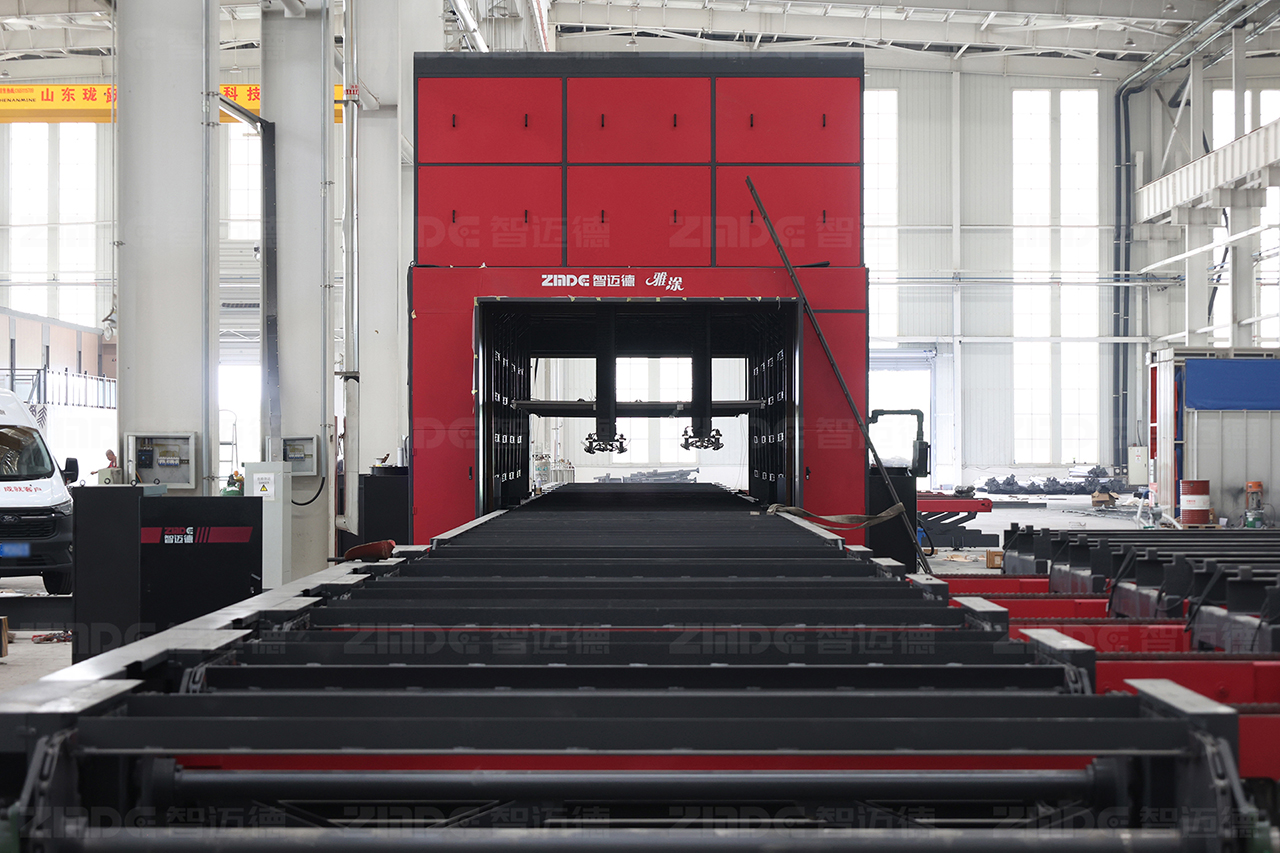 賦能鋼結(jié)構(gòu)加工的“剛需環(huán)節(jié)”，這條生產(chǎn)線讓噴涂“既快又好”