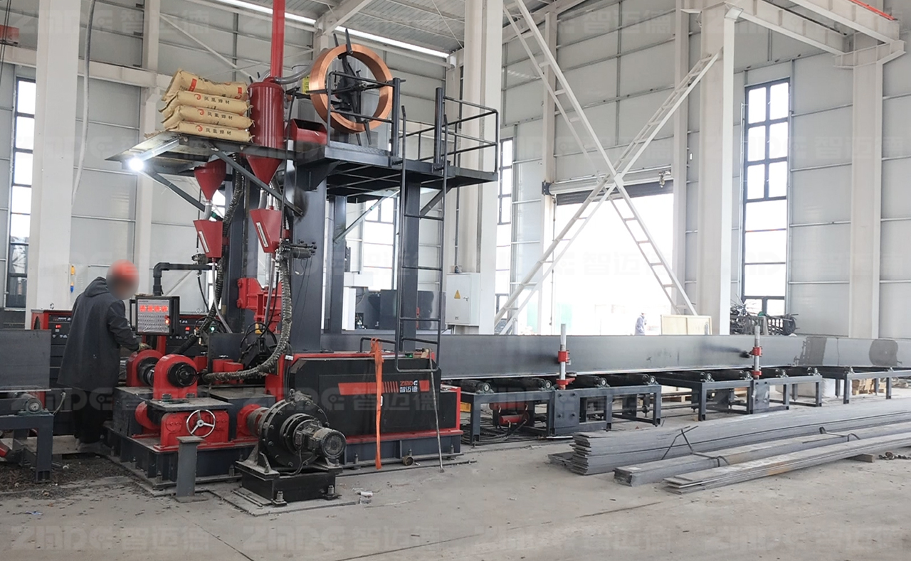 用工難，產能低，質量差，組焊矯一體機輕松破解鋼構生產難題